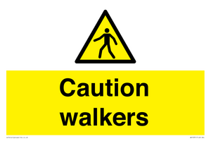 Caution walkers